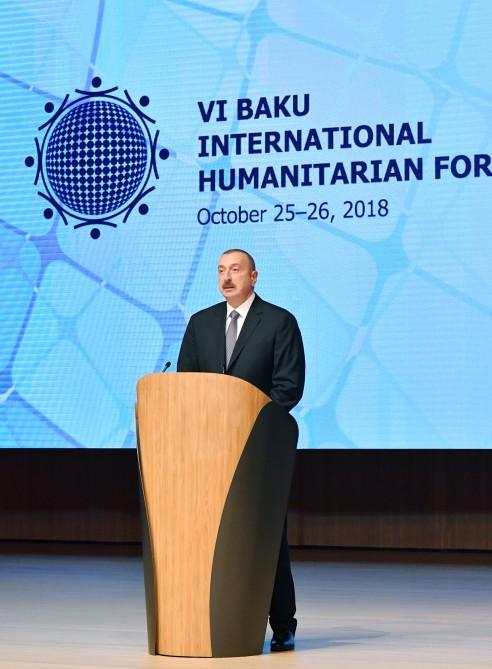 Президент Азербайджана: Все еще не разработан международный механизм, который заставит агрессора выполнить резолюции, принятые ведущей международной структурой (версия 2)