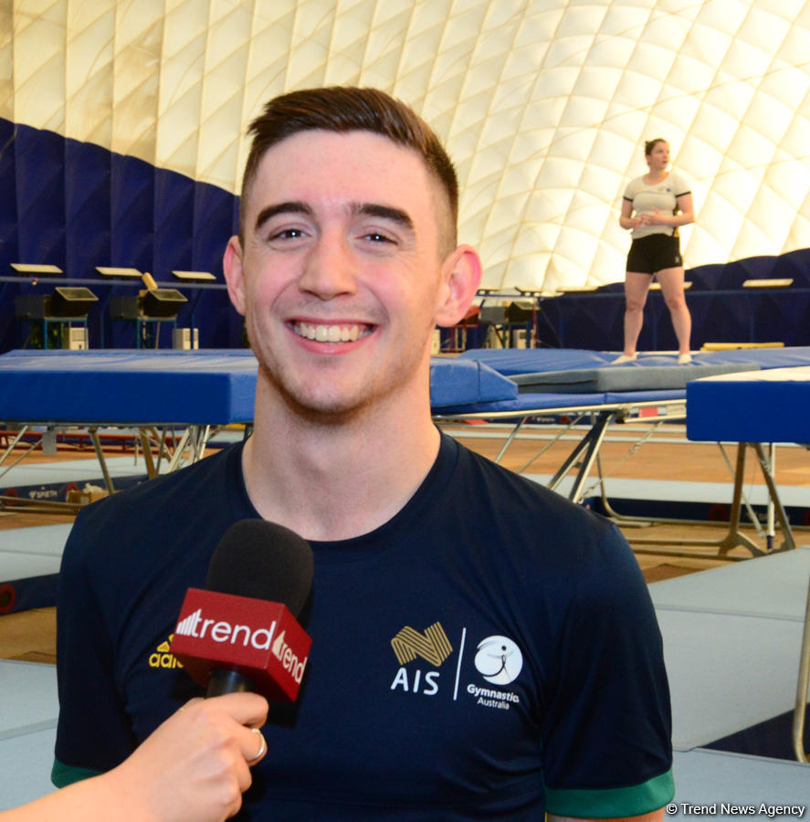 В Национальной арене гимнастики в Баку есть все необходимое для  тренировок - австралийских спортсмен (ФОТО)