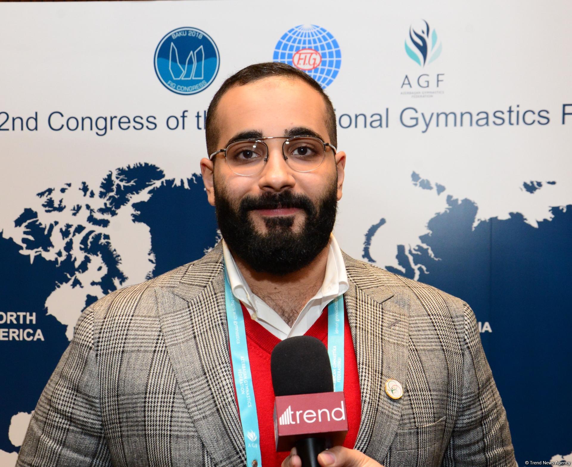Представитель Федерации гимнастики Саудовской Аравии: Федерация гимнастики Азербайджана  – одна из сильнейших в мире