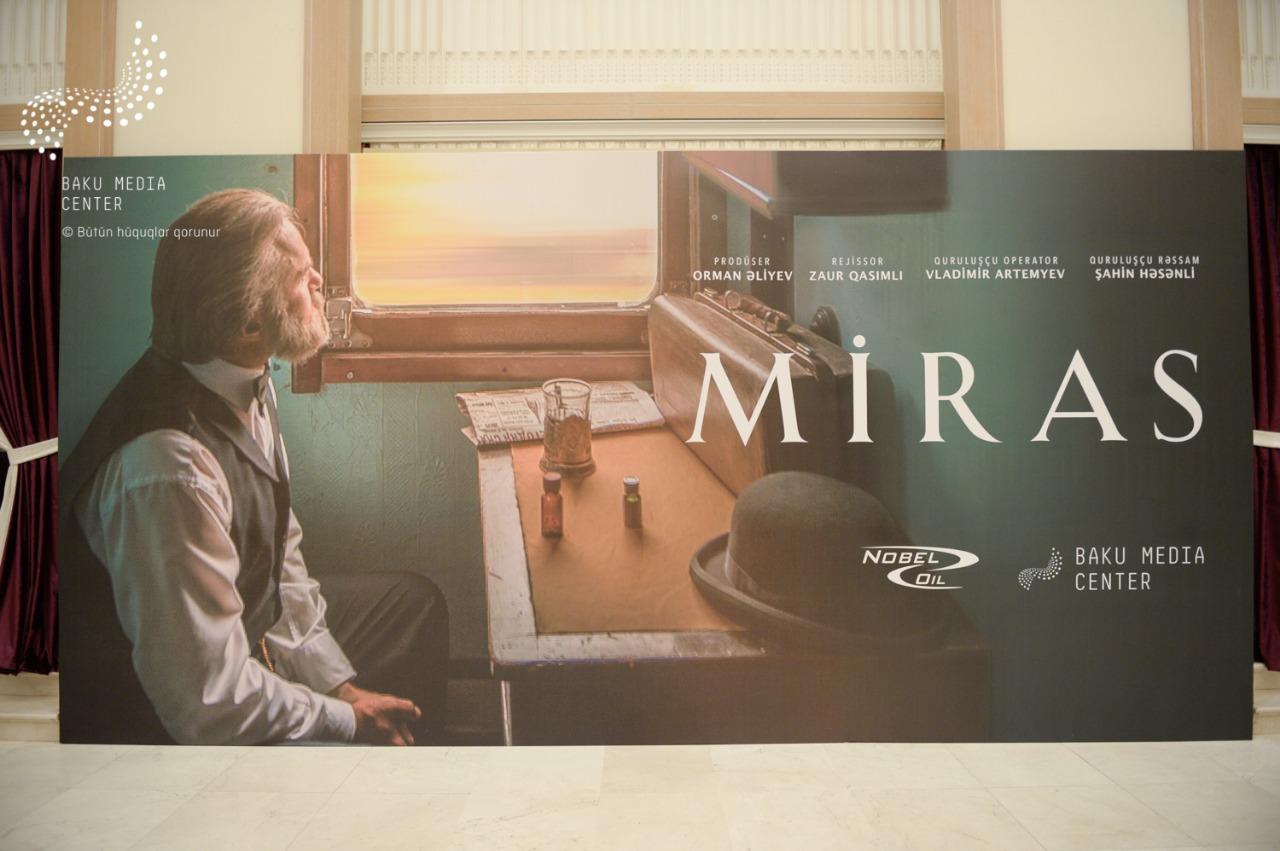 В Баку состоялась презентация фильма “Miras” ("Наследие") о  деятельности братьев Нобелей в Азербайджане