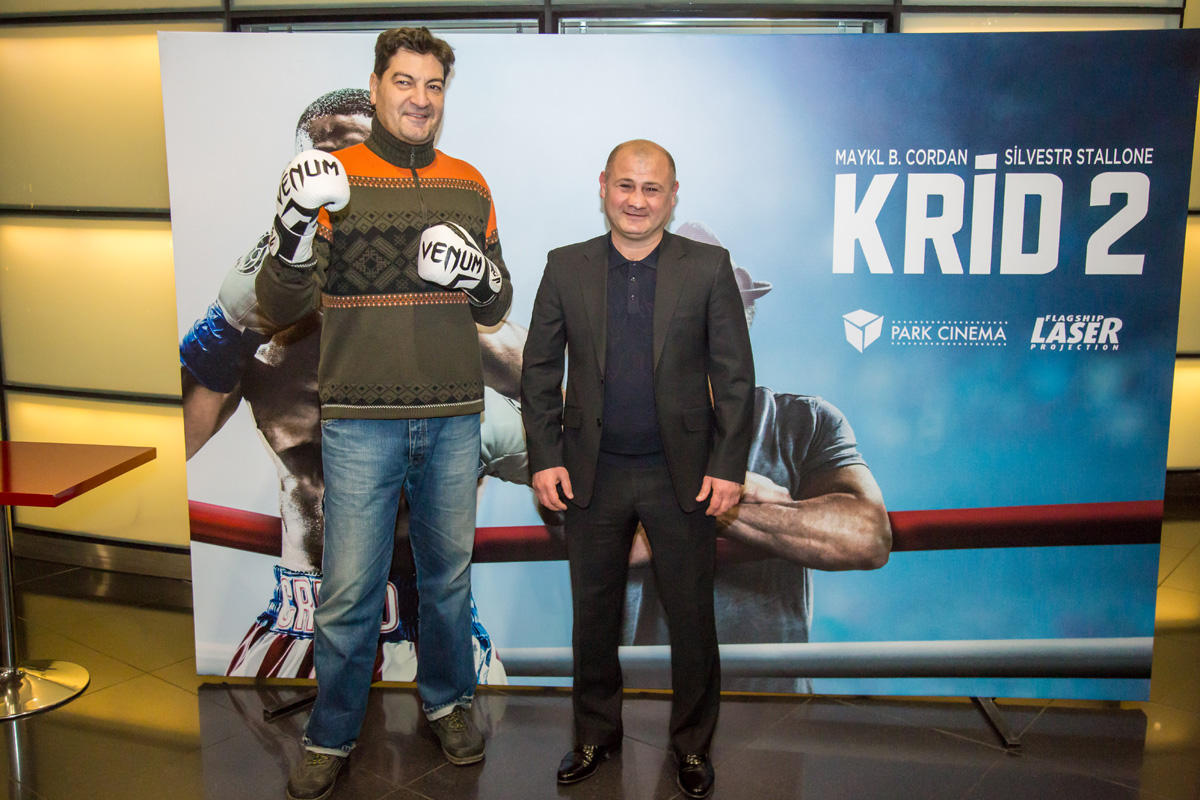 Легенды азербайджанского бокса – на премьере «Крид-2»