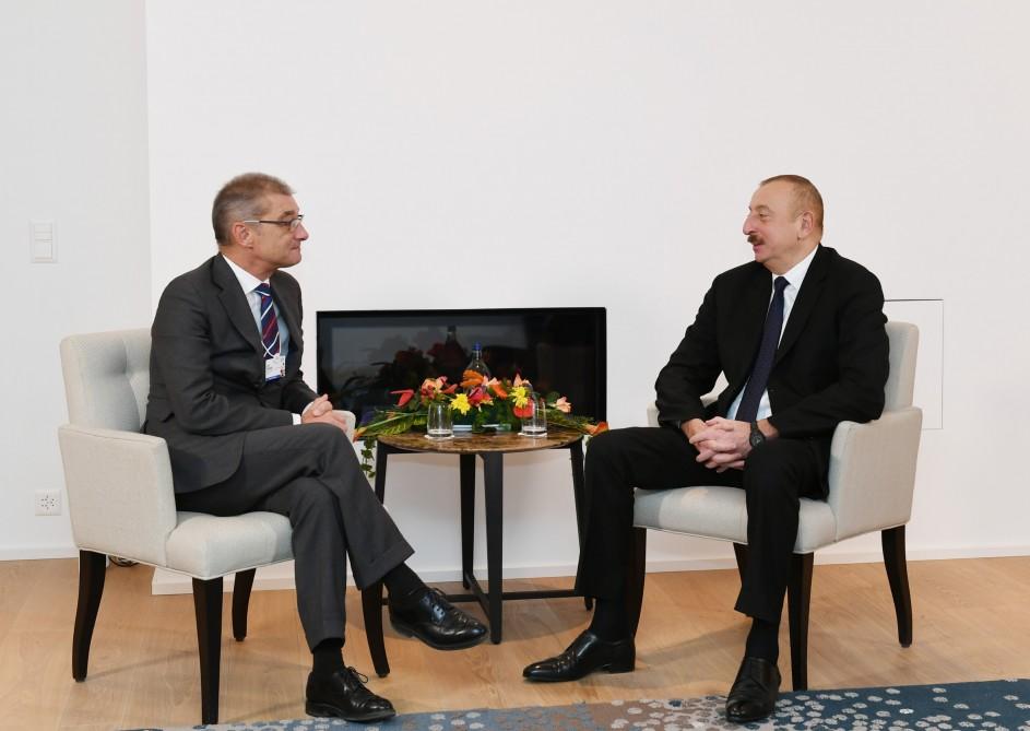 Ильхам Алиев встретился с главой Procter and Gamble Europe