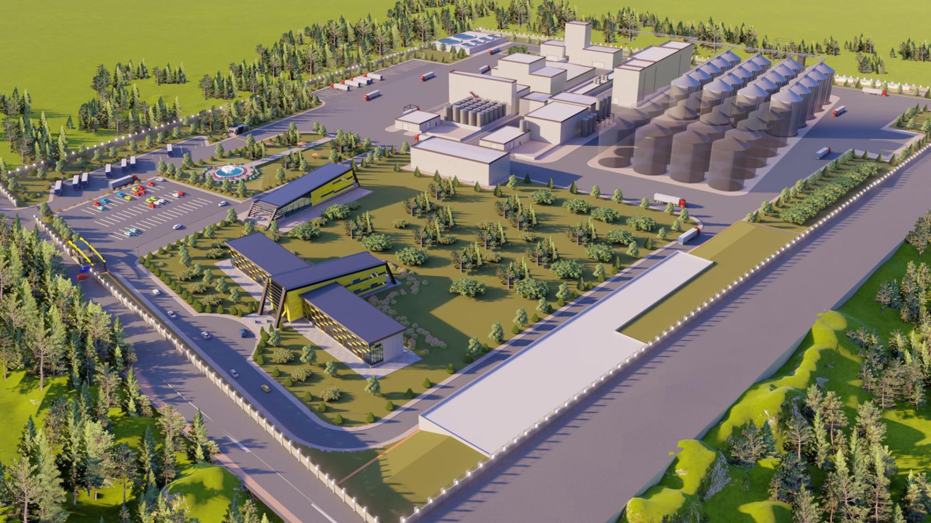 Строительство завода 2019 год. Олеокемикс. Началось строительство индустриального парка. Олеокемикс Аскино.