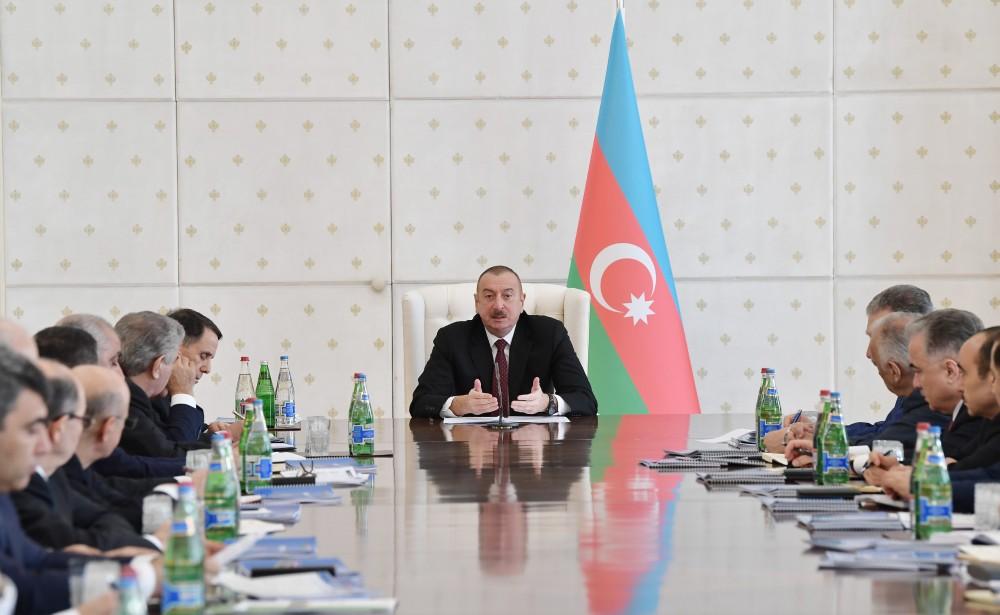 Президент Ильхам Алиев: В результате нашей деятельности были пресечены попытки изменения формата переговоров по разрешению нагорно-карабахского конфликта