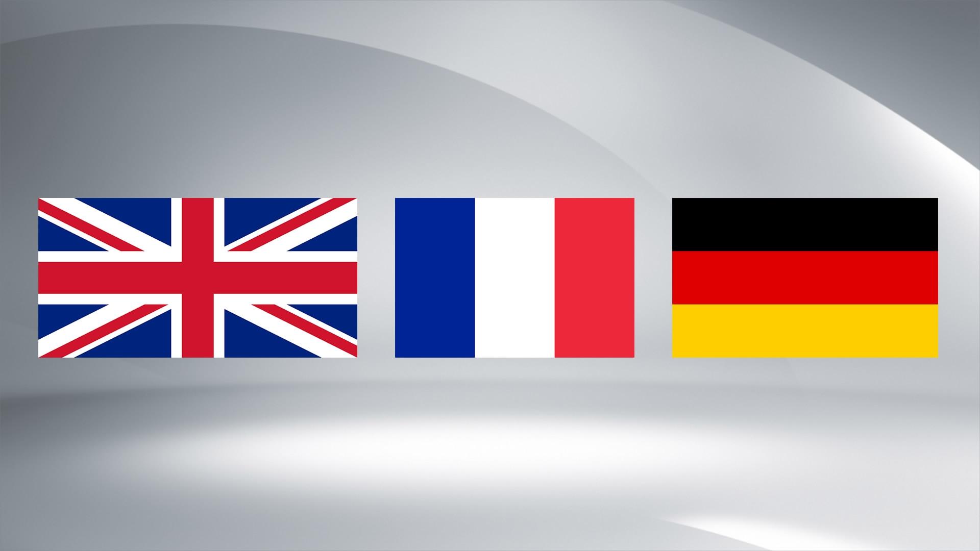 Германская британия. Флаг Великобритании Германии и Франции. Флаги Германии Англии и Франции. Великобритания Франция Германия. Флаг Британии.