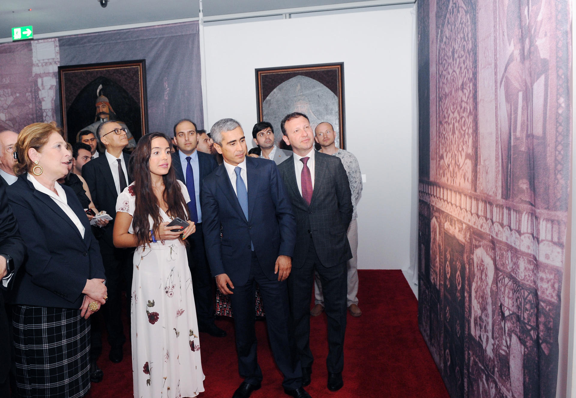 Вице-президент Фонда Гейдара Алиева Лейла Алиева приняла участие в церемонии открытия выставки под названием 