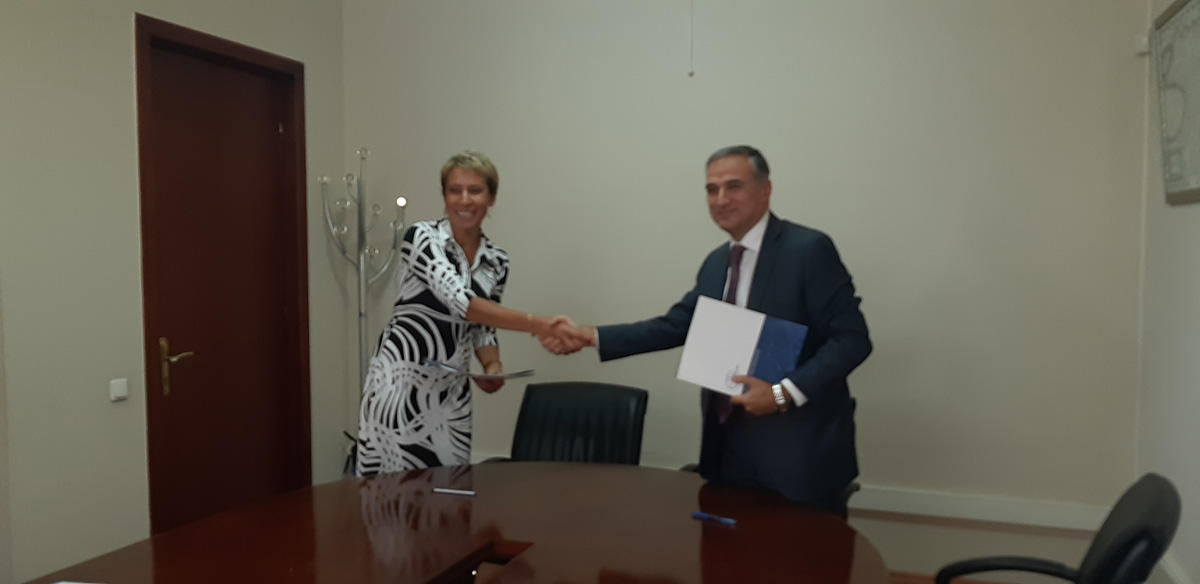BMTM ilə Strateji və Beynəlxalq Araşdırmalar üzrə Gürcüstan Fondu arasında anlaşma memorandumu imzalanıb (FOTO)