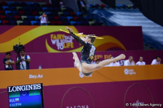 Bakıda bədii gimnastika üzrə dünya çempionatının finalı başlayıb (FOTO)
