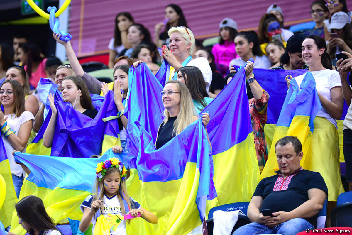 Bakıda keçirilən Bədii Gimnastika üzrə Dünya Çempionatının üçüncü günündən ən maraqlı anlar (FOTO)