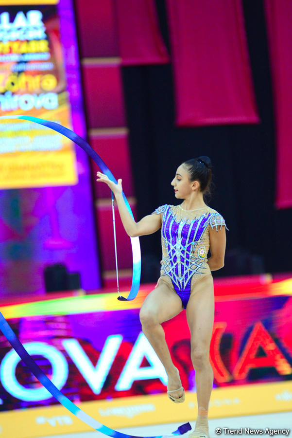 Bakıda keçirilən Bədii Gimnastika üzrə Dünya Çempionatının üçüncü günündən ən maraqlı anlar (FOTO)