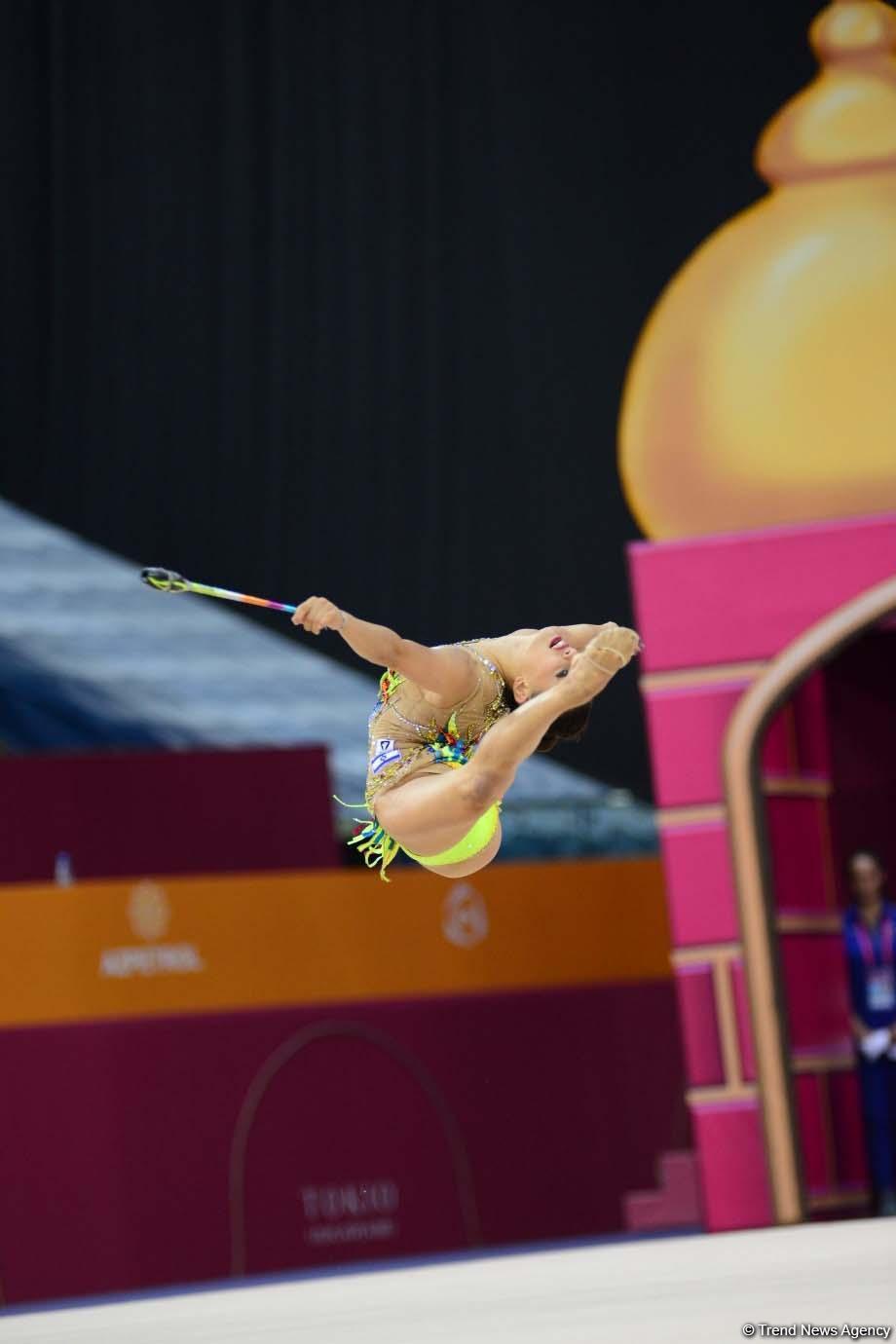 Bakıda bədii gimnastika üzrə dünya çempionatının finalı başlayıb (FOTO)