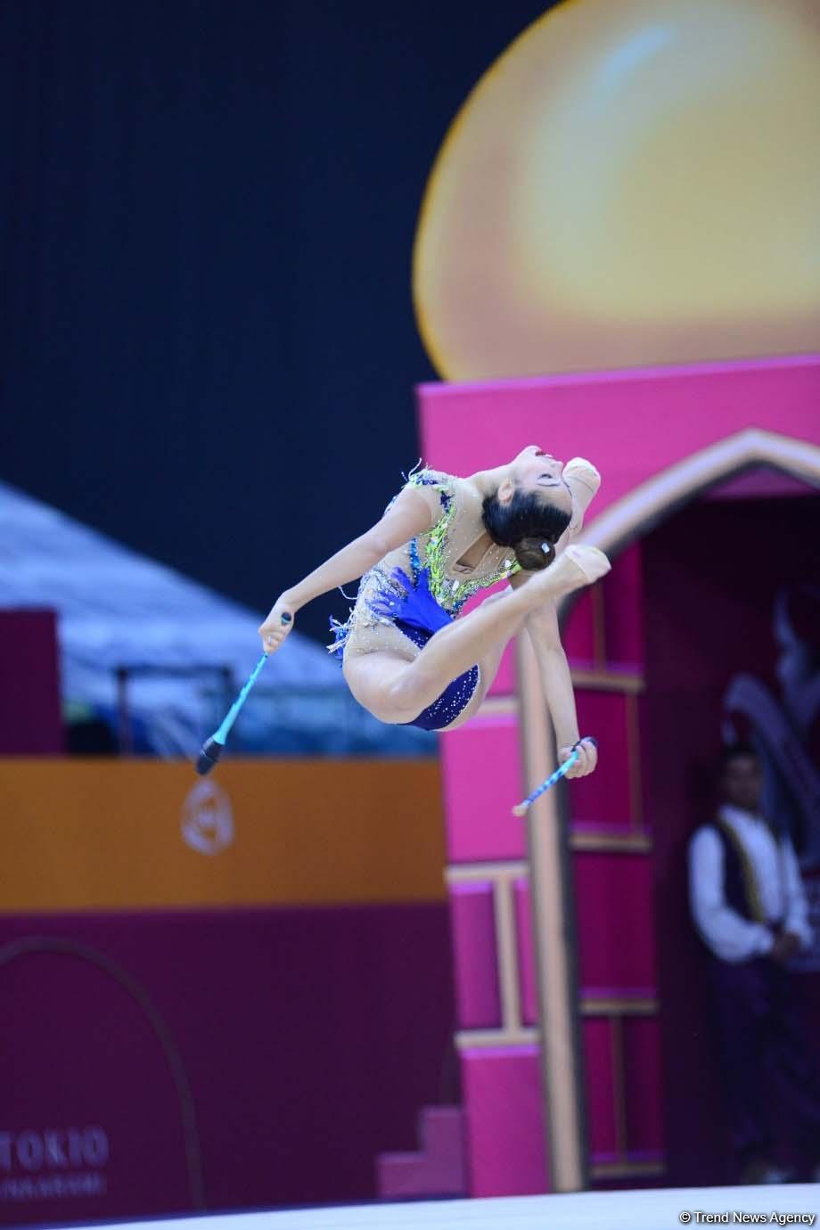 Bakıda bədii gimnastika üzrə dünya çempionatının finalı başlayıb (FOTO)