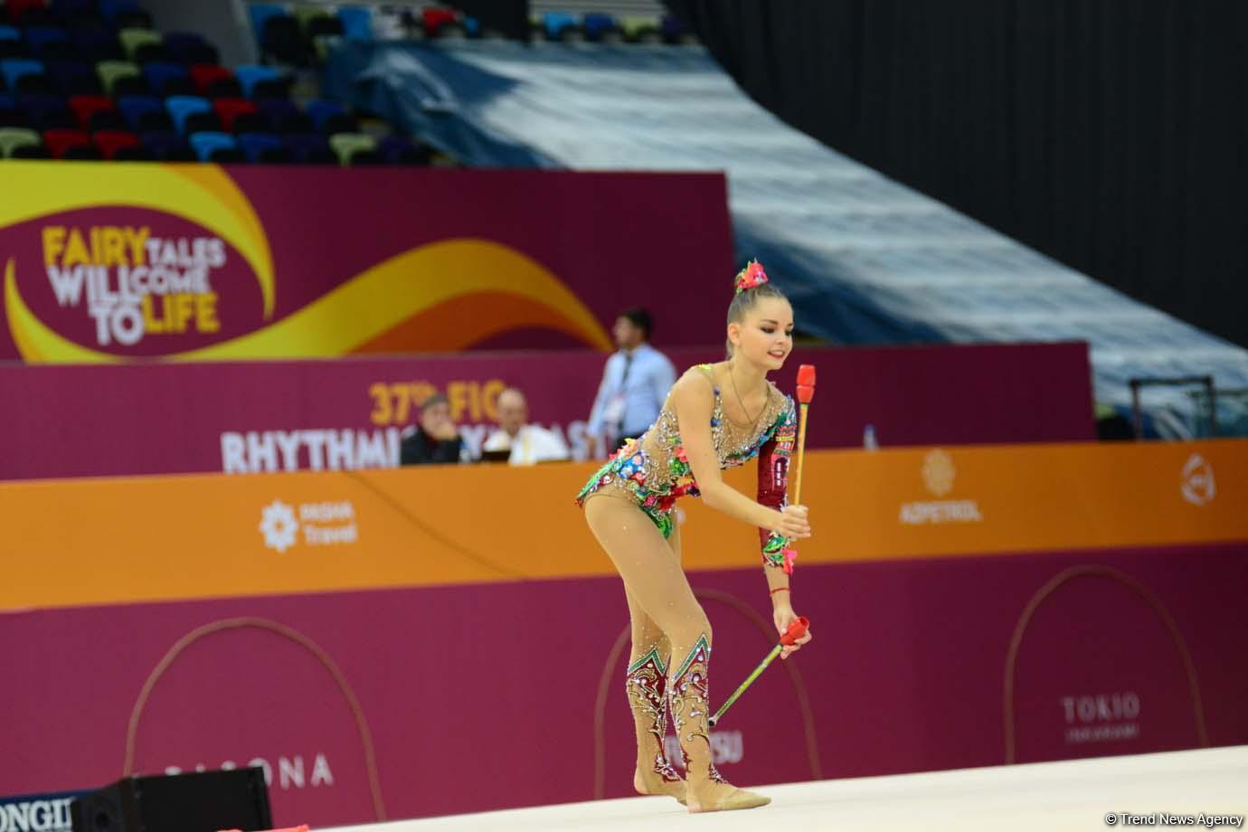 Bakıda bədii gimnastika üzrə dünya çempionatının finalı başlayıb (FOTO)