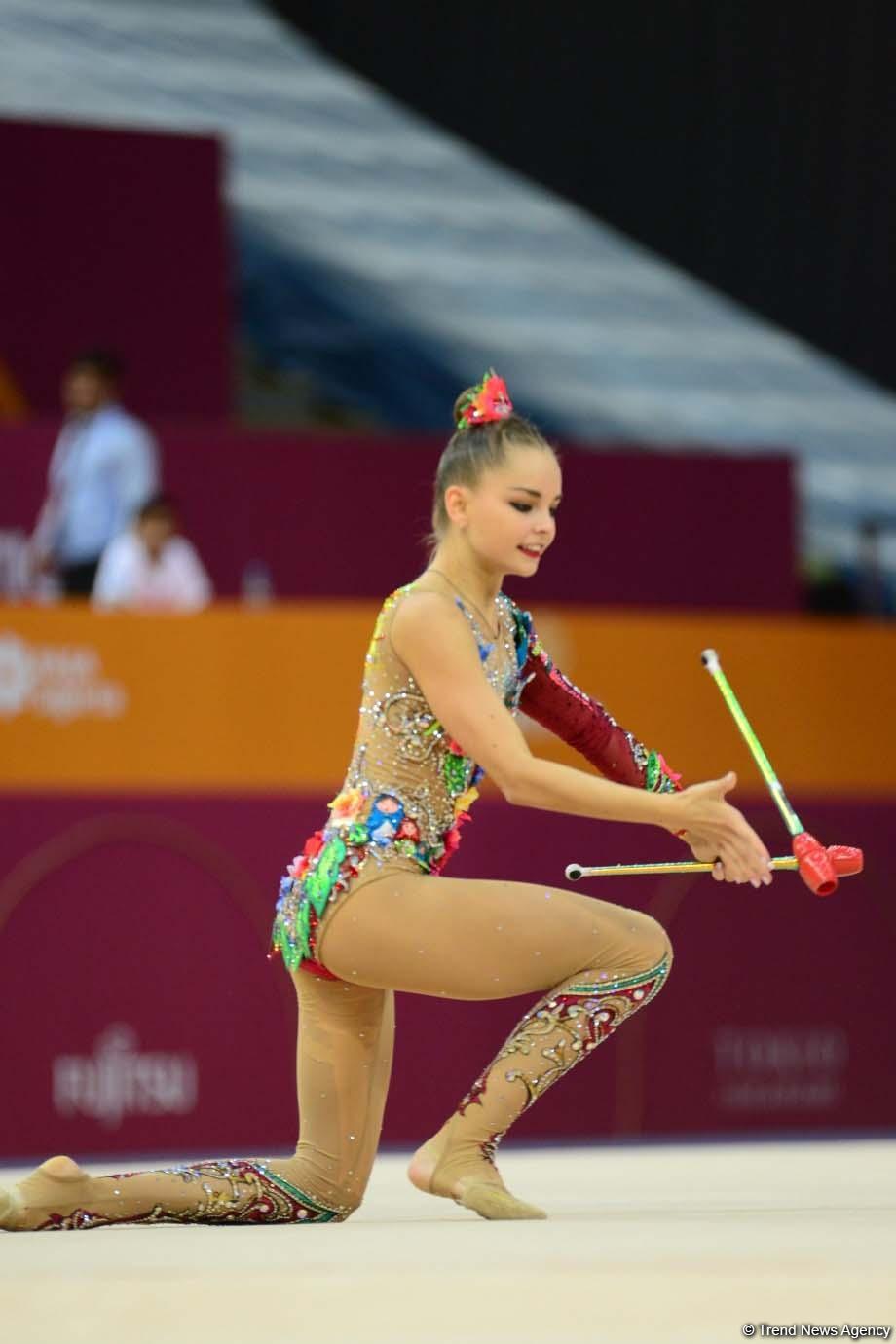 Bakıda bədii gimnastika üzrə dünya çempionatının finalı başlayıb (FOTO)