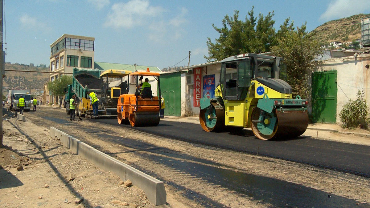 Bakıda uzunluğu 8.6 km olan bu küçə yenidən qurulur (FOTO)