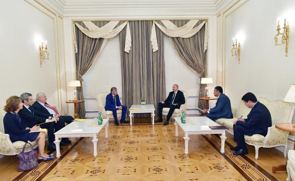 Prezident İlham Əliyev Fransa Senatının Fransa-Qafqaz dostluq qrupu sədrini qəbul edib (FOTO)