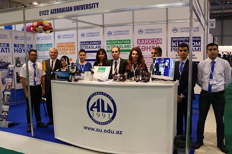 Azərbaycan Universiteti beynəlxalq təhsil sərgisində uğurla təmsil olunur