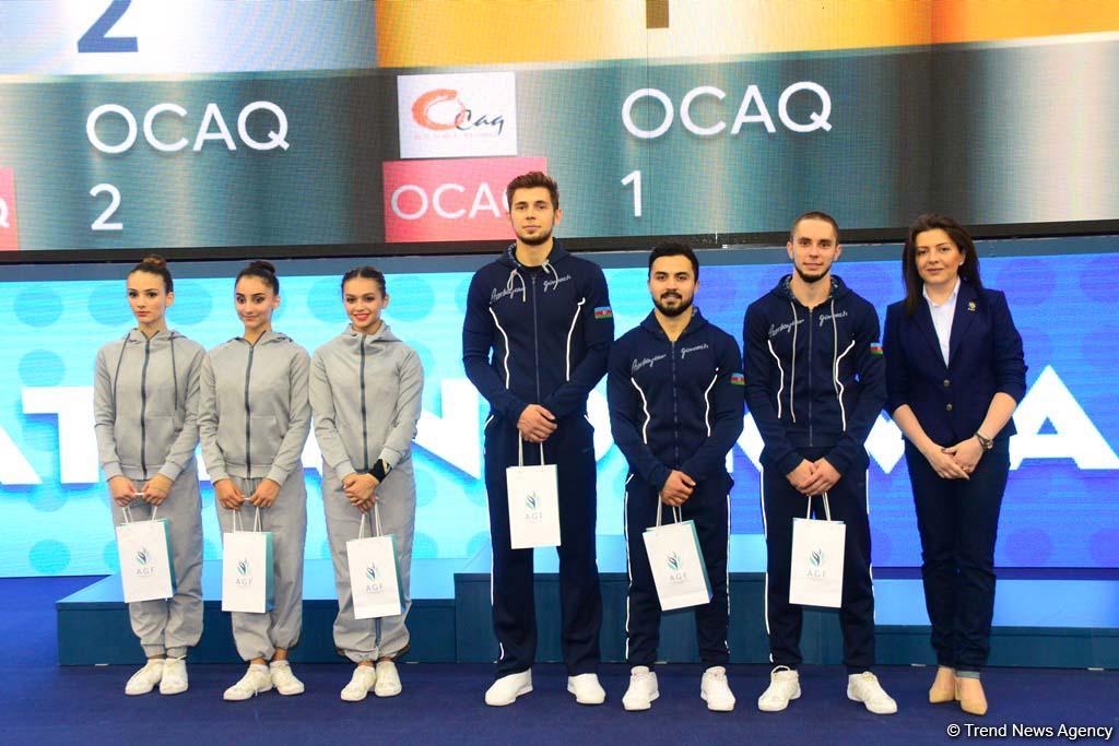 Aerobika gimnastikası üzrə 5-ci Azərbaycan Birinciliyi və Bakı Çempionatının mükafatlandırma mərasimi olıub (FOTO)