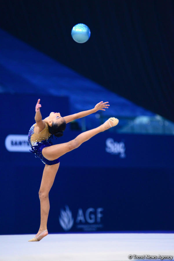 Milli Gimnastika Arenasında bədii və aerobika gimnastikası yarışları davam edir (FOTO)