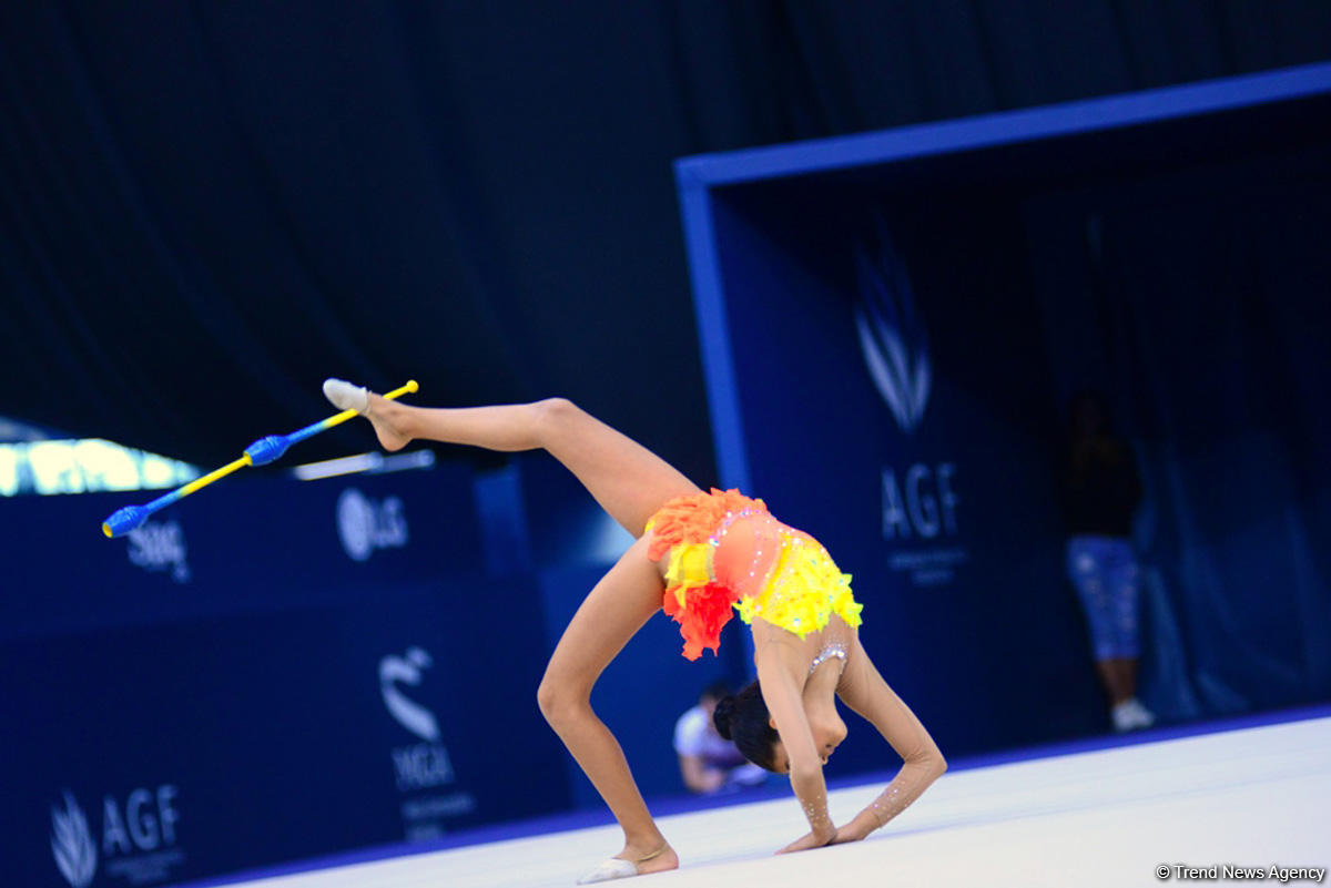 Milli Gimnastika Arenasında bədii və aerobika gimnastikası yarışları davam edir (FOTO)