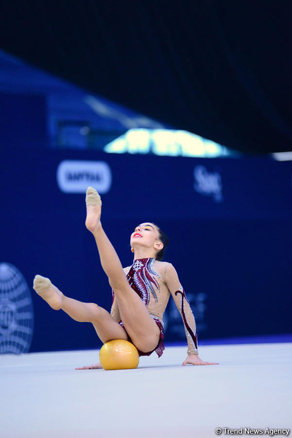 Milli Gimnastika Arenasında bədii və aerobika gimnastikası yarışları davam edir (FOTO)