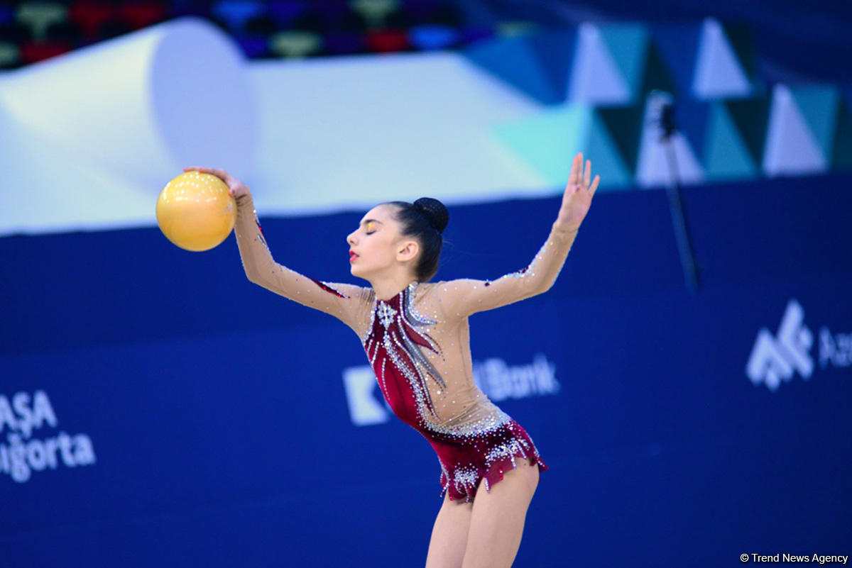 Milli Gimnastika Arenasında bədii və aerobika gimnastikası yarışları davam edir (FOTO)