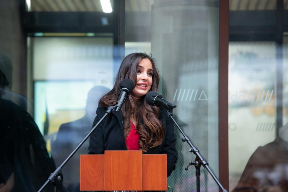 Heydər Əliyev Fondunun vitse-prezidenti Leyla Əliyeva Moskvada İmaməddin Nəsiminin heykəlinin açılışında iştirak edib (FOTO)