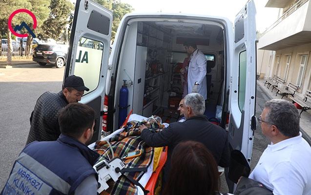 Oqtay Gülalıyevi Türkiyəyə aparan təyyarə yola düşüb (FOTO)