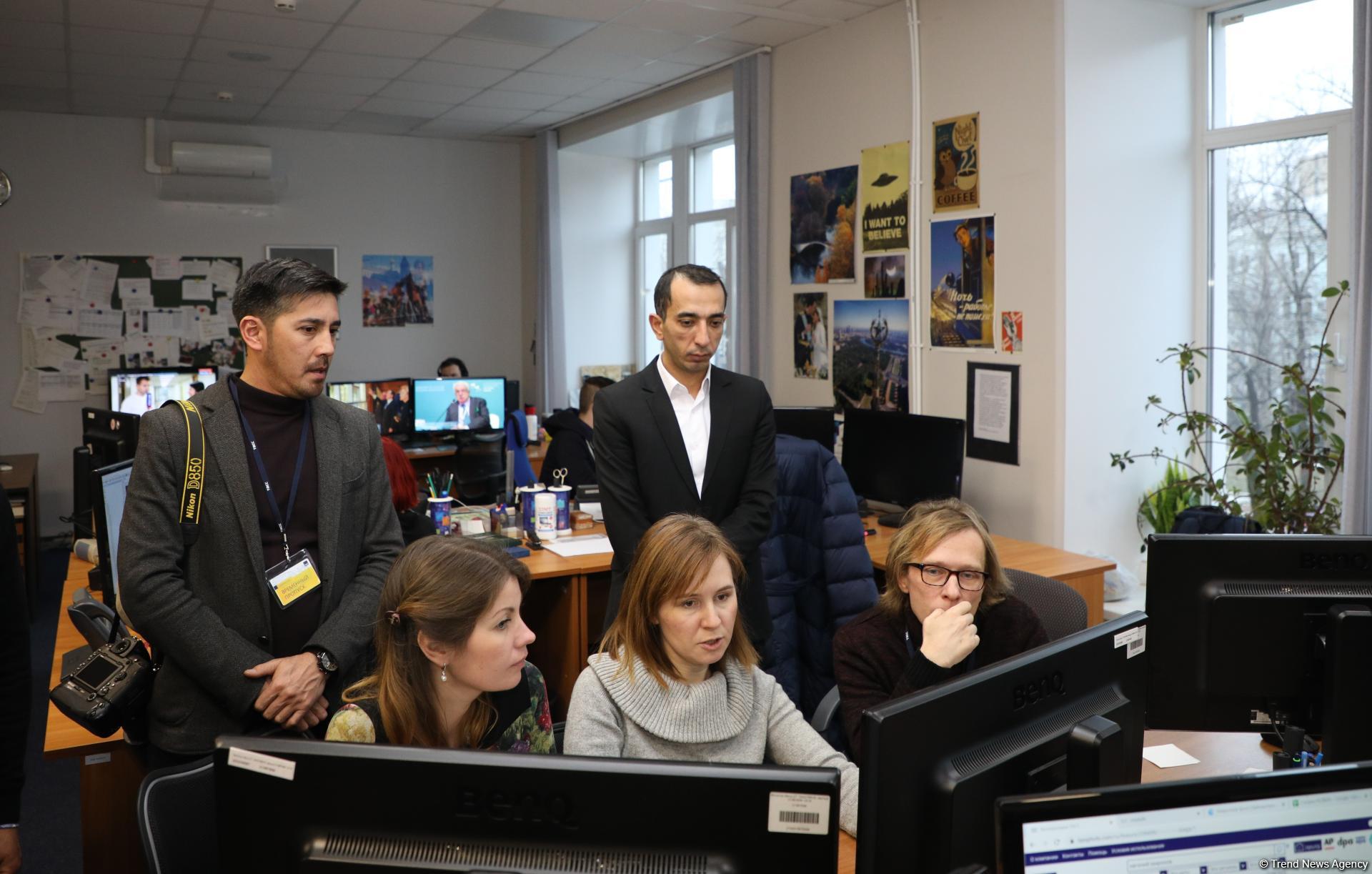 Trend BİA-nın fotomüxbiri TASS-ın təşkil etdiyi MDB-dən olan xəbər agentliklərinin fotomüxbirləri üçün seminarda iştirak edib (FOTO)