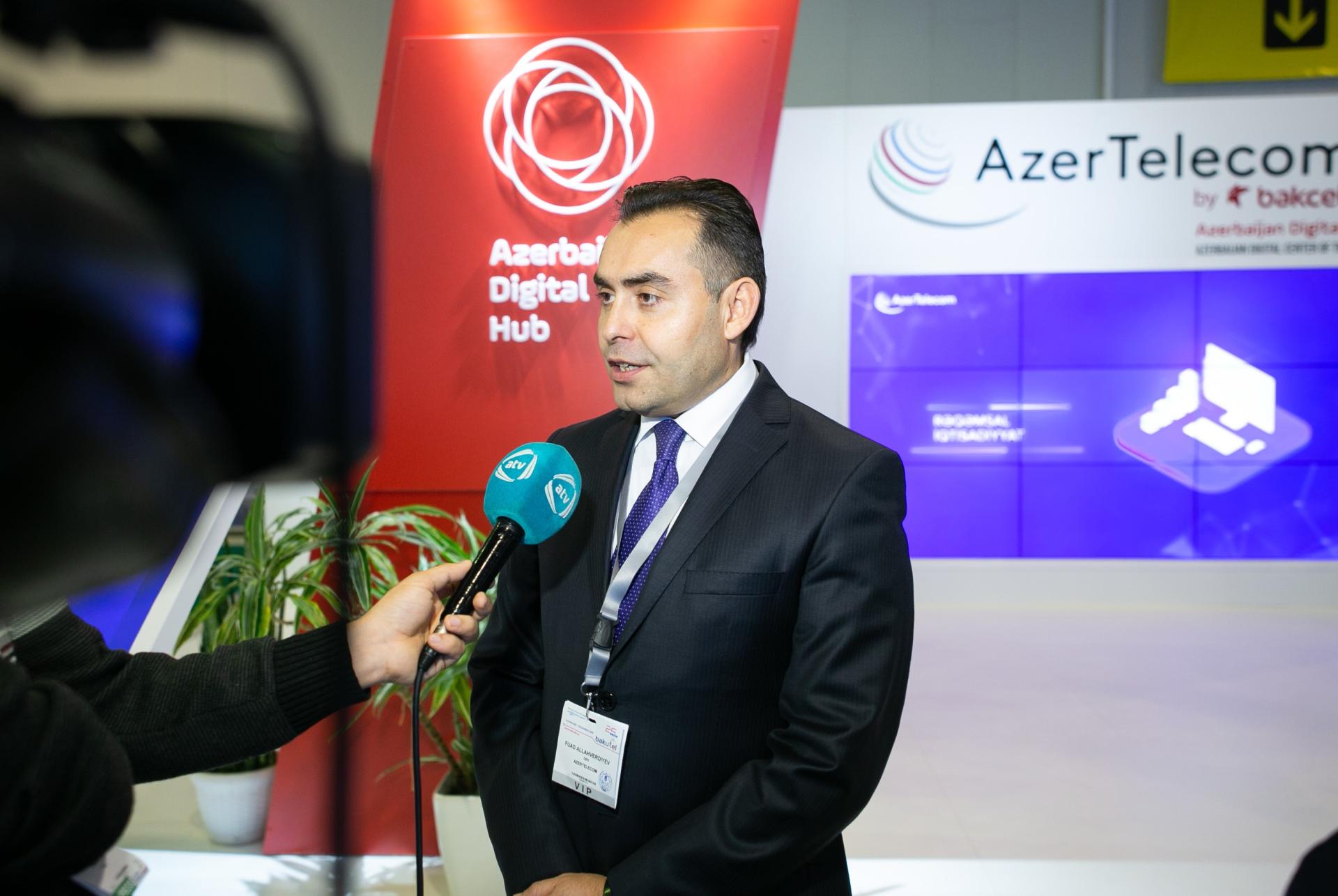 AzerTelecom Baku Tel sərgisində Azerbaijan Digital Hub proqramını təqdim edir (FOTO)