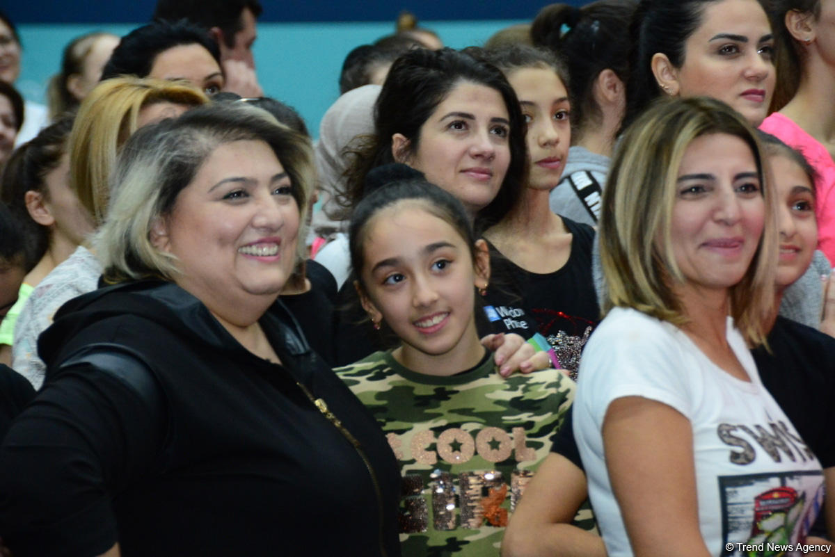 Milli Gimnastika Arenasında Azərbaycan Gimnastika Federasiyasının Birinci estafet yarışları keçirilir (FOTO)