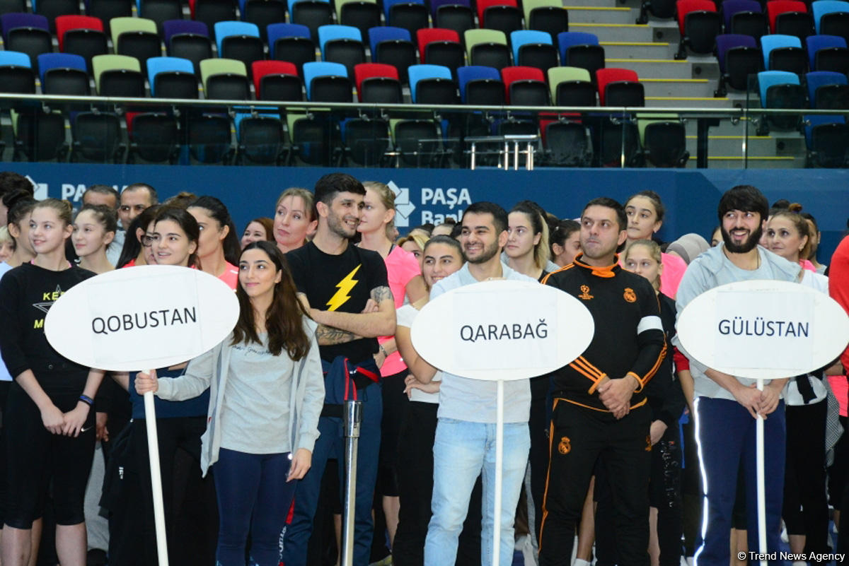 Milli Gimnastika Arenasında Azərbaycan Gimnastika Federasiyasının Birinci estafet yarışları keçirilir (FOTO)