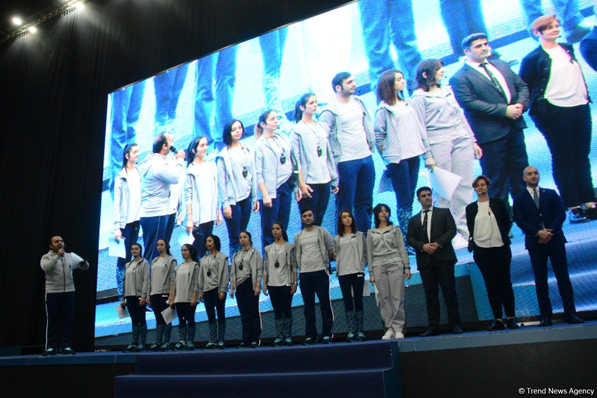 Milli Gimnastika Arenasında Azərbaycan Gimnastika Federasiyasının Birinci estafet yarışları keçirilir (FOTO)