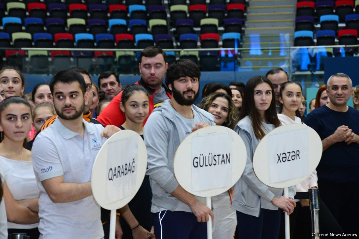 Milli Gimnastika Arenasında Azərbaycan Gimnastika Federasiyasının Birinci estafet yarışları keçirilir (FOTO)