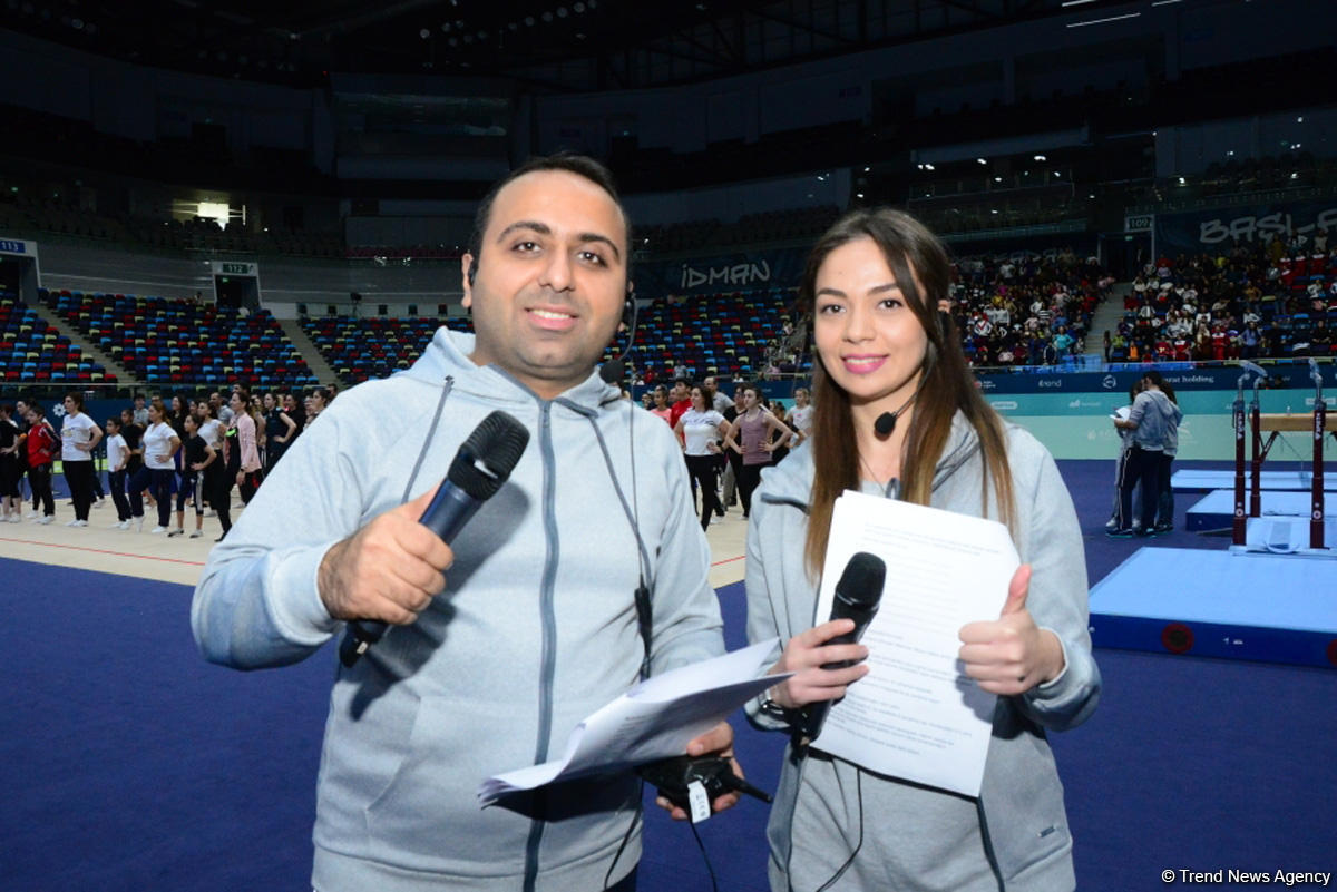 Milli Gimnastika Arenasında Azərbaycan Gimnastika Federasiyasının Birinci estafet yarışları keçirilir (FOTO)