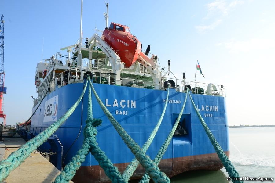 “Laçın” tankeri Xəzərdən kənar hövzələrə yükləri daşıyacaq (FOTO)