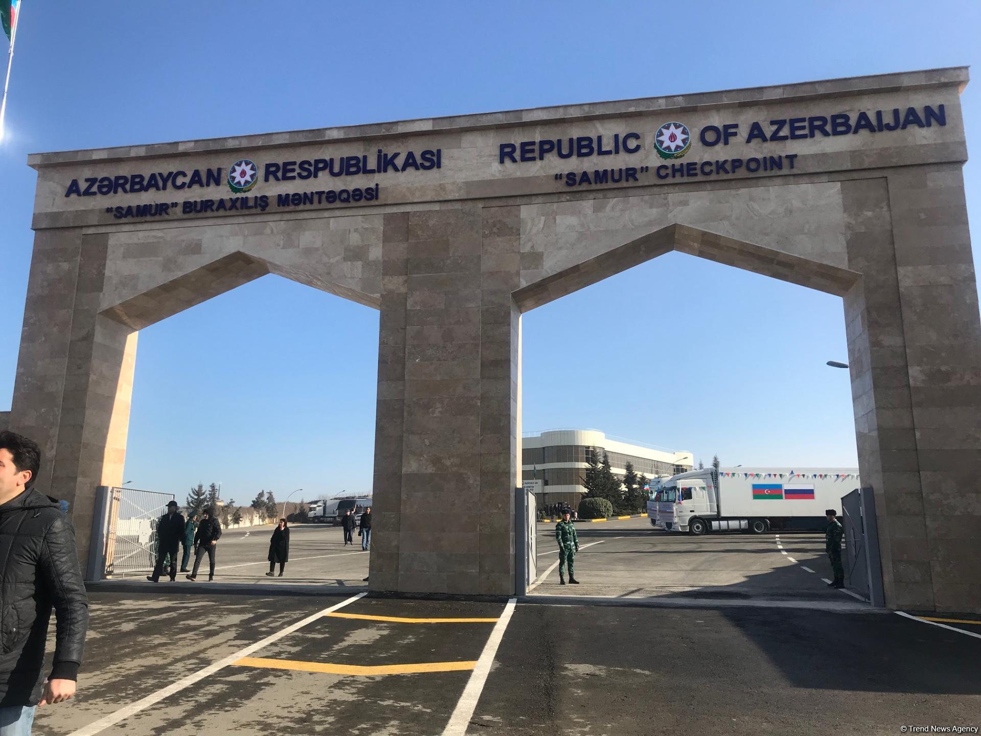 Azərbaycanla Rusiya arasında Samur körpüsünün açılışı olub (FOTO)