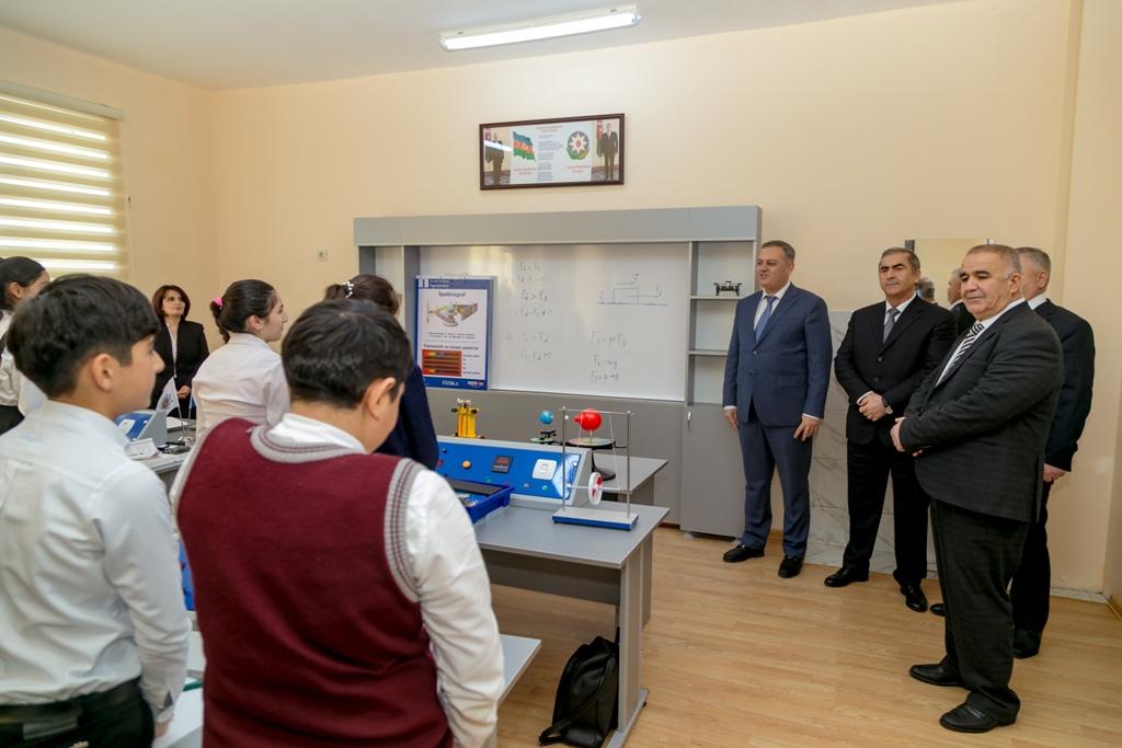 Salyanda Heydər Əliyev Fondunun təşəbbüsü ilə yeni məktəb binası inşa olunub (FOTO)