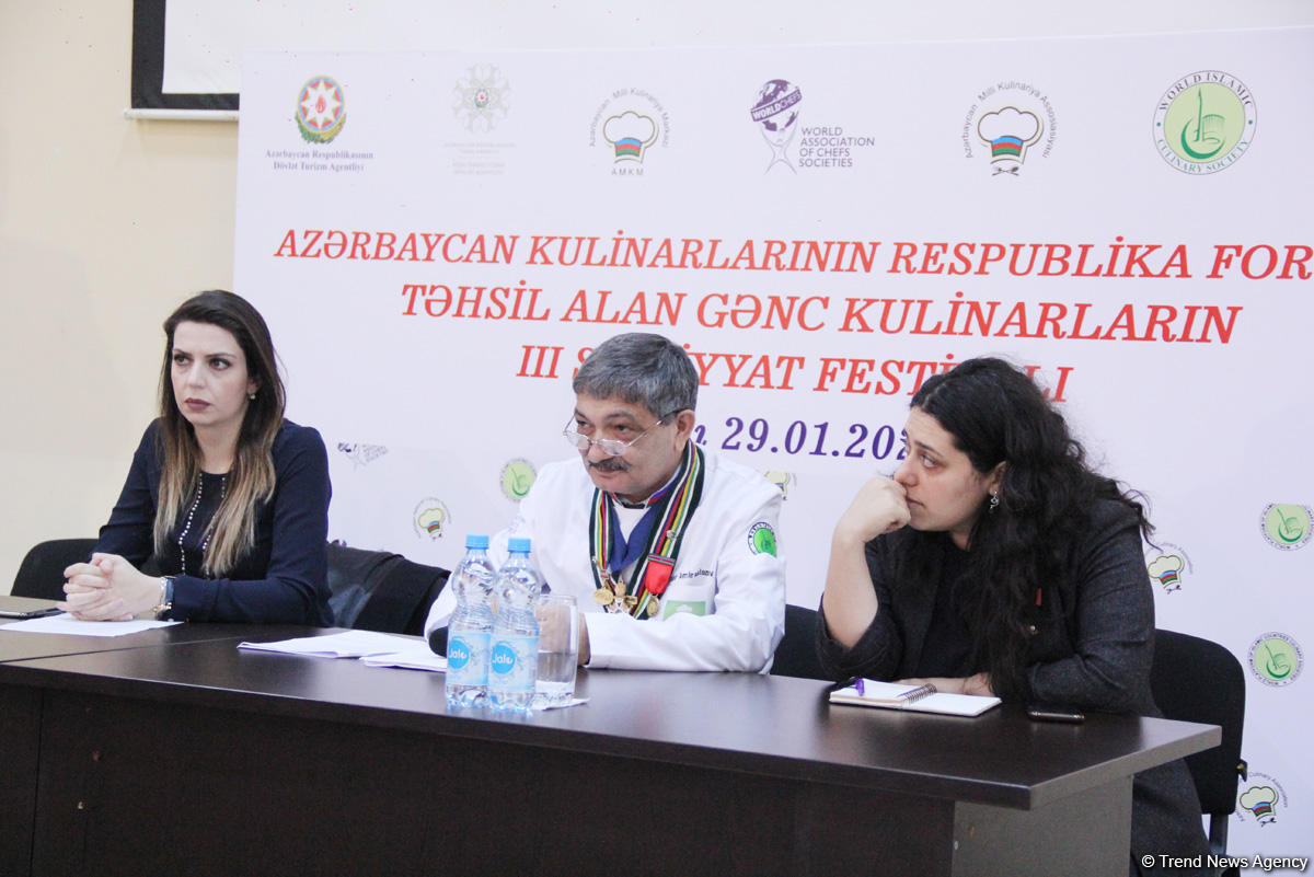 Bakıda gənc kulinarların üçüncü şirniyyat festivalı keçirilib (FOTO)